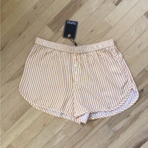 2/$12 Nunui Women's Striped Shorts